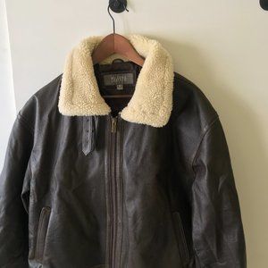 Wilsons Leather Mens Shearling B3 Bomber Jacket